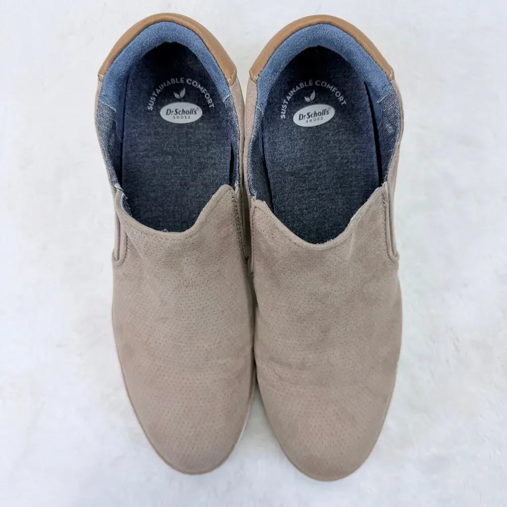 Dr. Scholl’s If Only Slip-On Sneakers Toasted Taupe Women’s Size 9.5